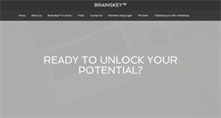 Desktop Screenshot of brainskey.com